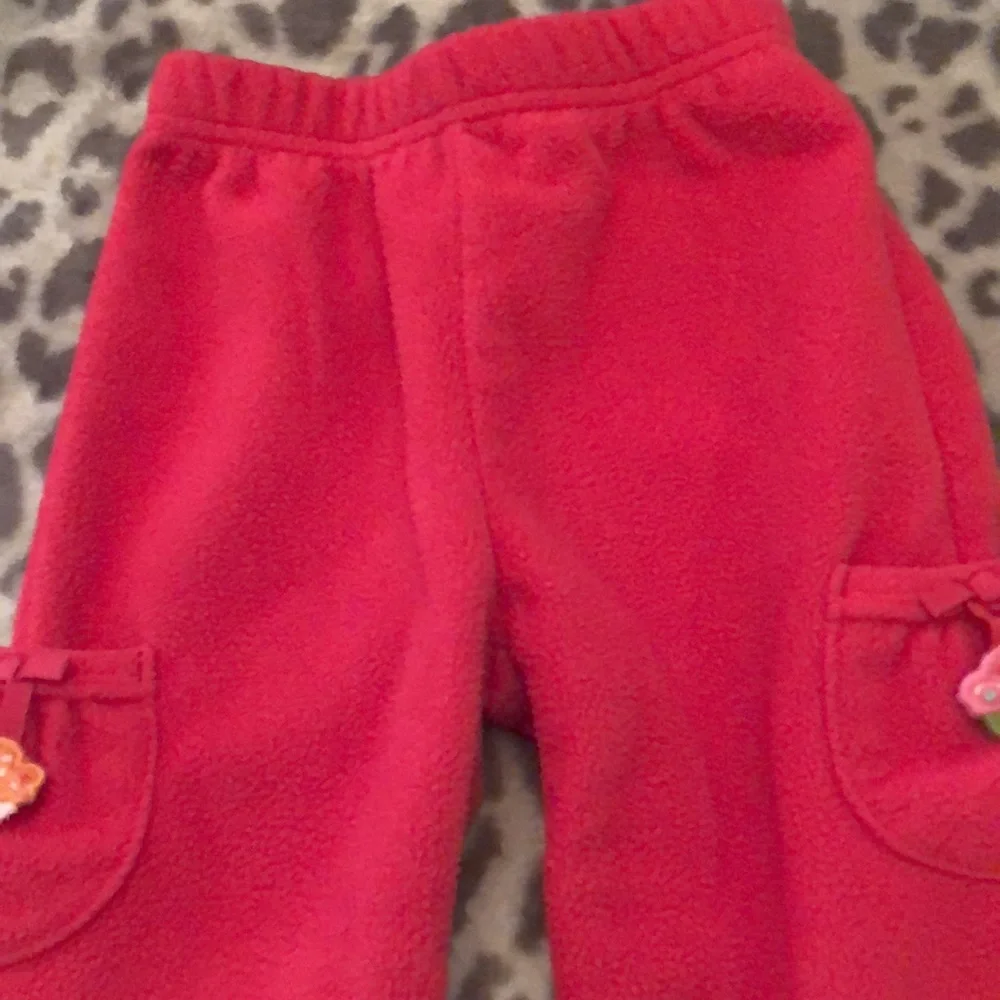 Gymboree Red Fleece Pants Size 12-18 months 2007 Line